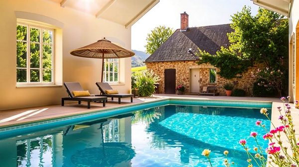 Gîtes de charme avec piscine intérieure en normandie